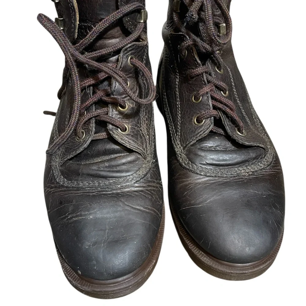 Dr. Martens 80’s 90’s Vintage Brown leather boots men’s 8126 made in England